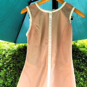 Super unique mesh and stretch dress